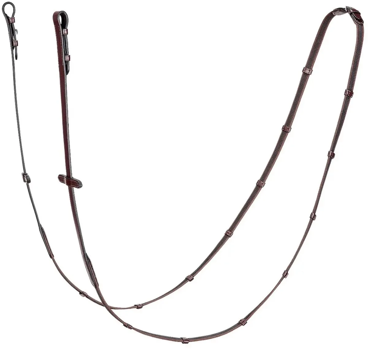 Antislip paardenteugels Equiline van Equiline in Bruin – productfoto
