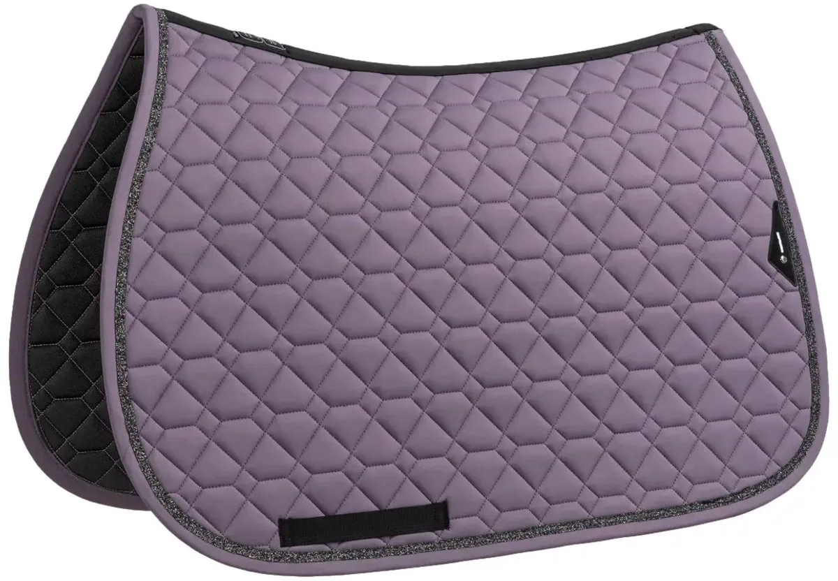 Dressuurmat voor paarden Equiline Gemma de Equiline en Aubergine – photo produit