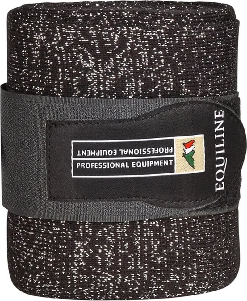 Glitter Bandages set van 2 - maat One size by Equiline in Black – product photo