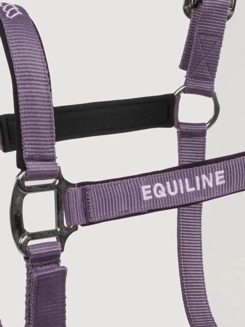 Halster Capezza Mauve - Cob | Wit | Halstertouw paard de Equiline – photo produit