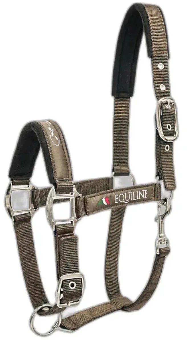 Halster voor paarden Equiline Timmy von Equiline in Cappuccino – Produktfoto