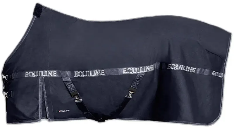 Paardendeken met riem Equiline by Equiline in Blue – product photo