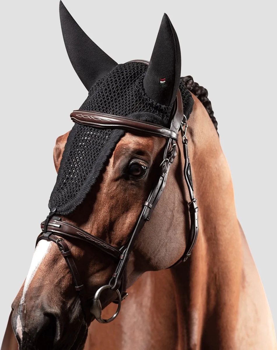 Ruben - Soundless Fly Veil With Fastening Loop de Equiline en Bleu – photo produit