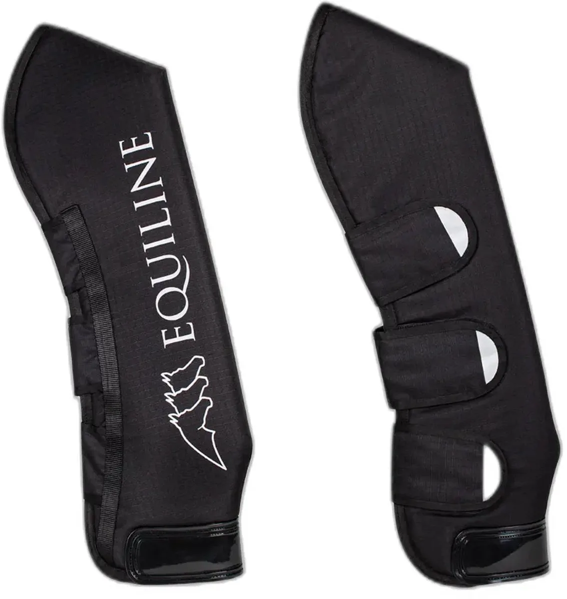 Transportbeschermers voor paarden Equiline (x4) de Equiline en Noir – photo produit