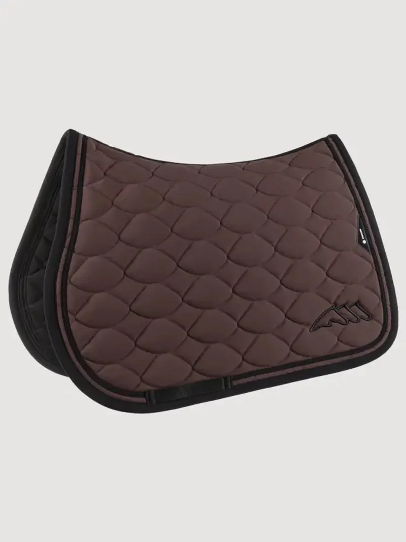 Zadeldek Eqonda AW26 Cocoa Powder - Full VZ | Zadeldekje paard von Equiline in Schwarz – Produktfoto