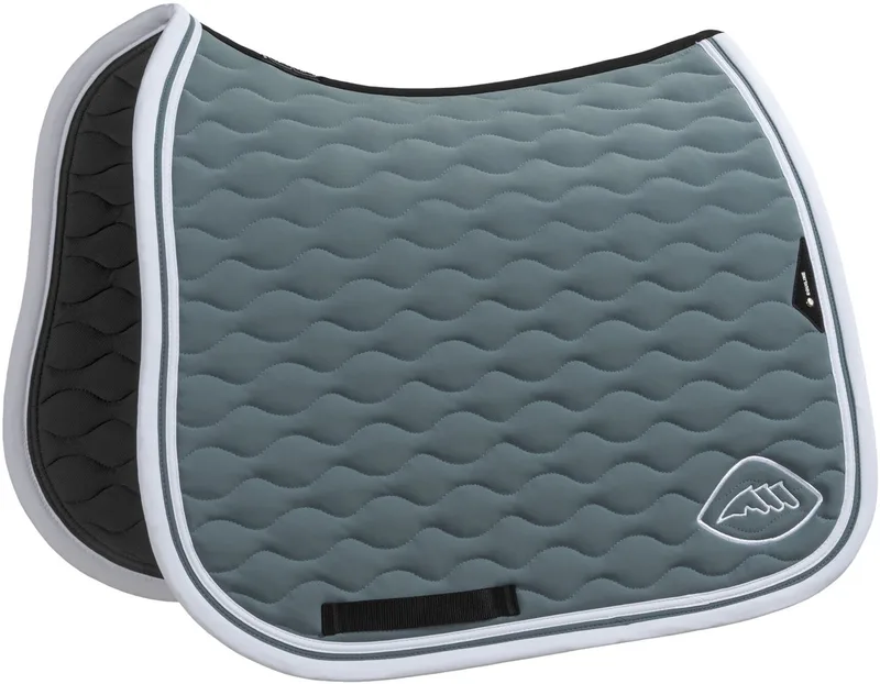 Zadeldek Tech Onda Forest Green - Dressuur | Zadeldekje paard de Equiline en Vert – photo produit