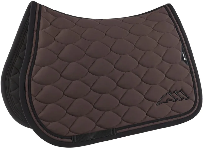 Zadeldekje Tech-Rombo Marrone - Jumping | Zadeldekje paard de Equiline – photo produit