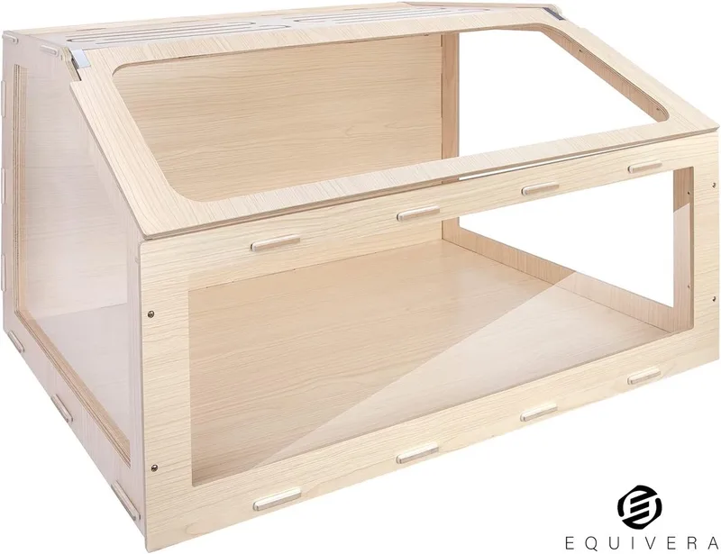 Hamsterkooi - Hamster - Hamster Kooi - Kooi voor Hamster - Hamster Huisje - Hamsterhuisje de Equivera en Hout – photo produit