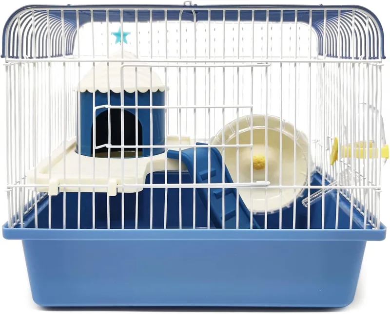 Hamsterkooi - Hamster - Hamster Kooi - Kooi voor Hamster - Hamster Huisje - Hamsterhuisje fra Equivera i Flerfarvet – produktbillede