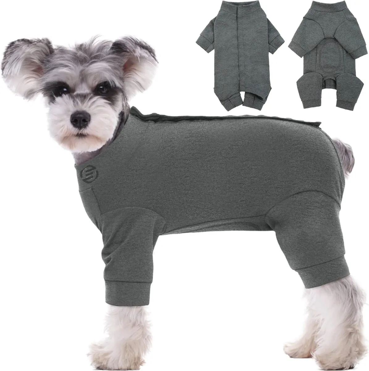 Honden Pyjama - Hondentrui - Honden Kleding - Hondenpyjama - Pyjama Voor Honden de Equivera en Gris – photo produit