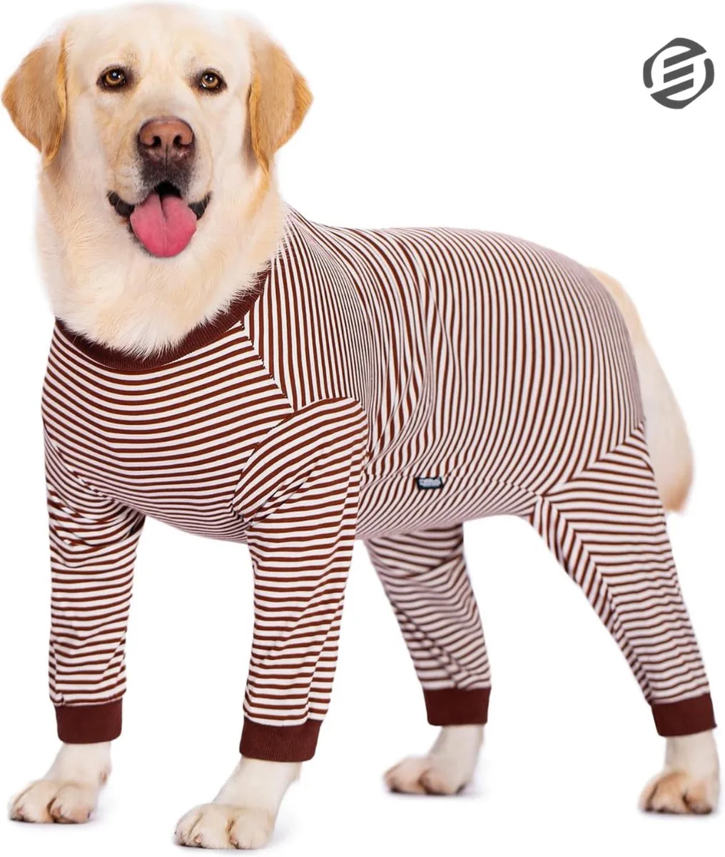 Honden Pyjama - Hondentrui - Honden Kleding - Hondenpyjama - Pyjama Voor Honden de Equivera en Koffie – photo produit