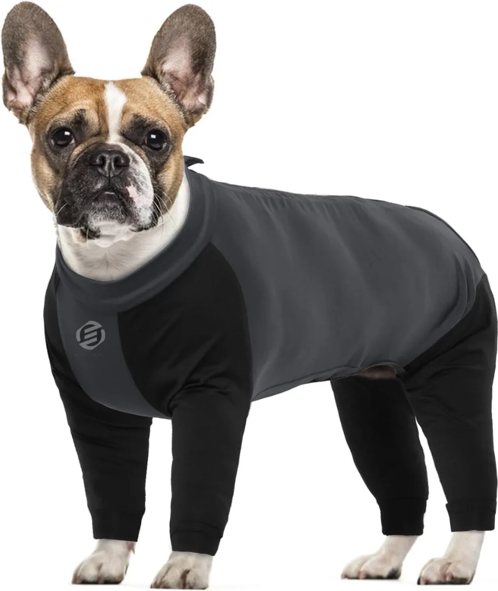 Honden Pyjama - Hondentrui - Honden Kleding - Hondenpyjama - Pyjama Voor Honden van Equivera in Grijs – productfoto