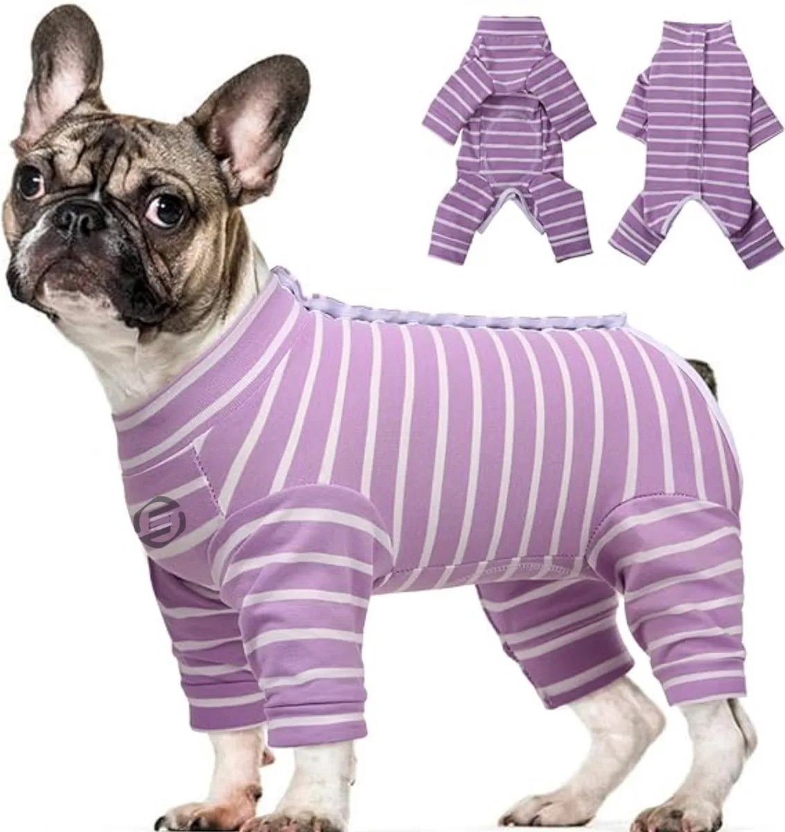 Honden Pyjama - Hondentrui - Honden Kleding - Hondenpyjama - Pyjama Voor Honden fra Equivera i Lilla – produktbillede