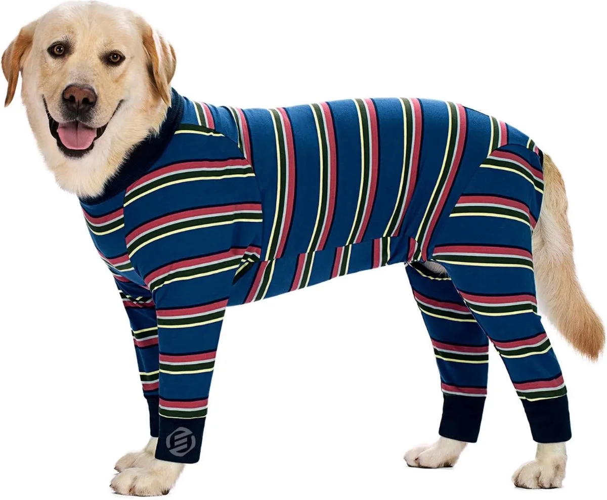 Honden Pyjama - Hondentrui - Honden Kleding - Hondenpyjama - Pyjama Voor Honden de Equivera en Marineblauw – photo produit