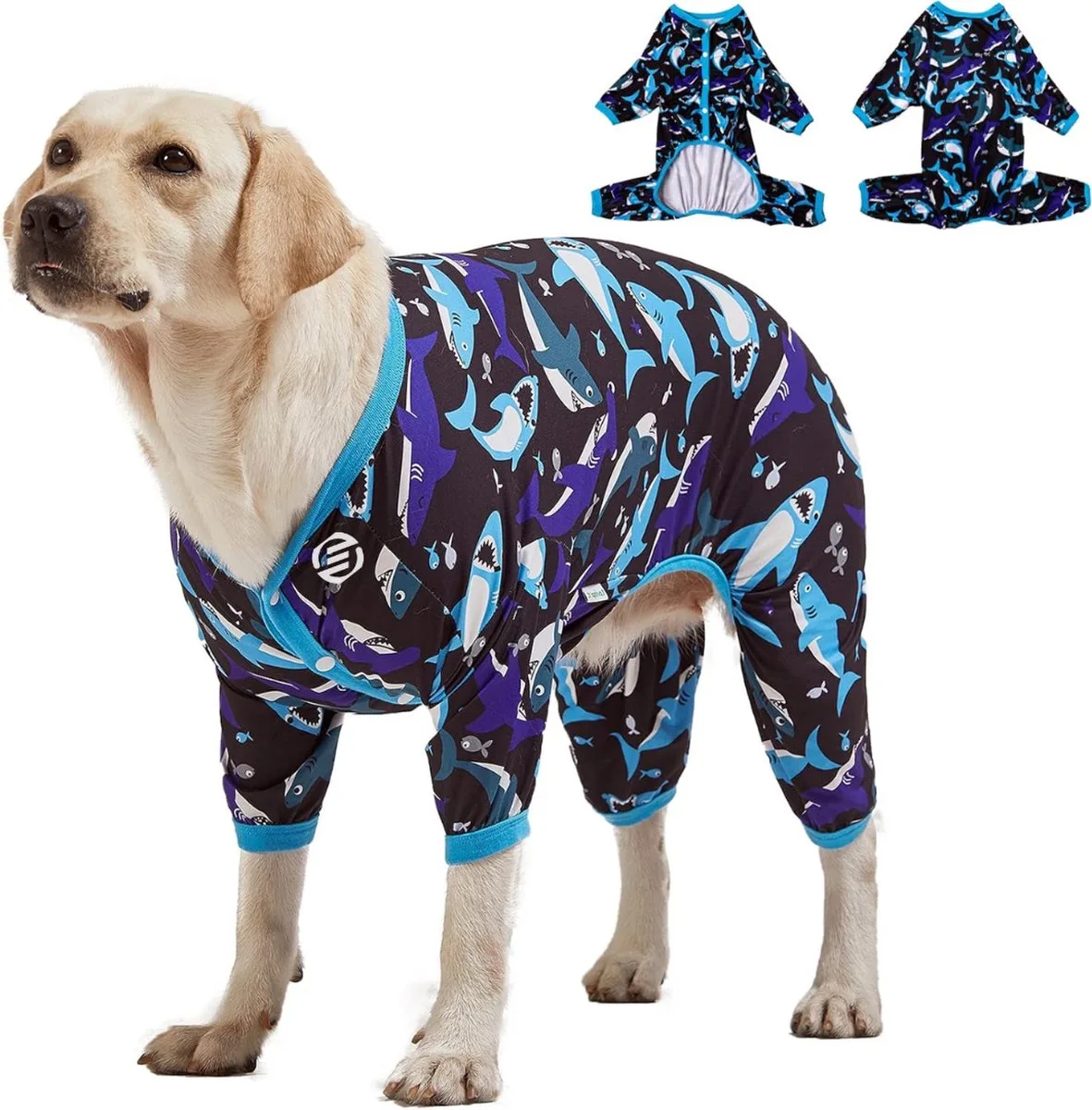 Honden Pyjama - Hondentrui - Honden Kleding - Hondenpyjama - Pyjama Voor Honden från Equivera i Svart – produktbild