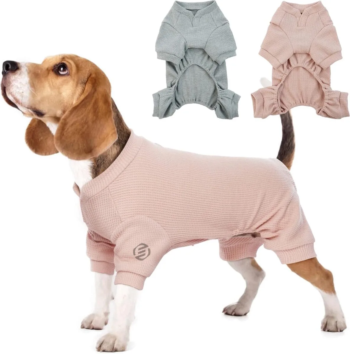 Honden Pyjama - Hondentrui - Honden Kleding - Hondenpyjama - Pyjama Voor Honden van Equivera in Roze – productfoto