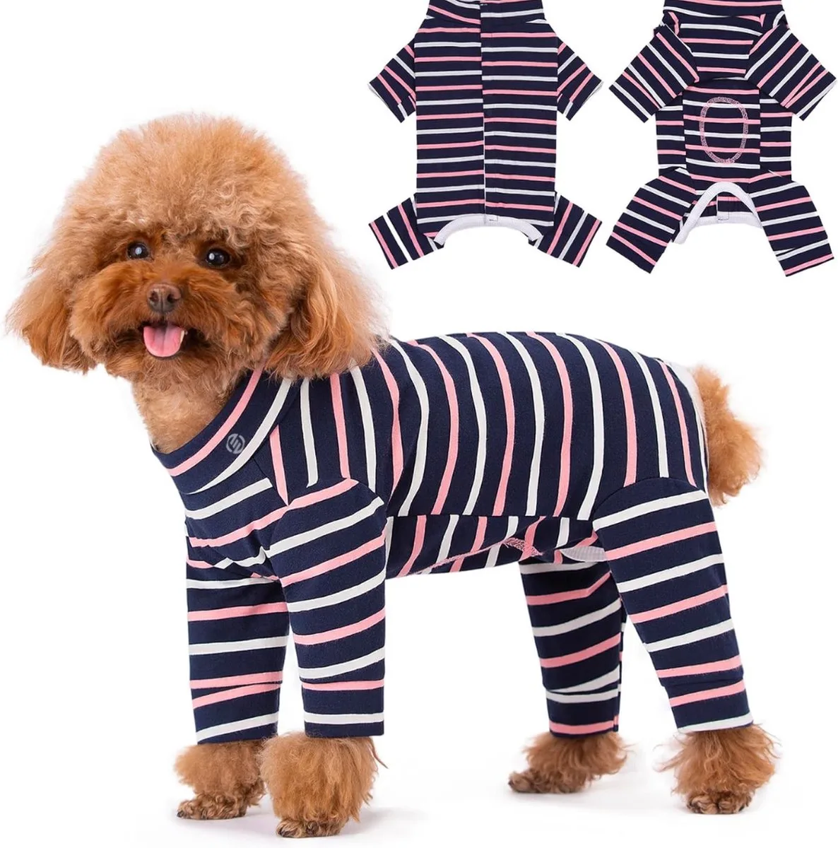 Honden Pyjama - Hondentrui - Honden Kleding - Hondenpyjama - Pyjama Voor Honden by Equivera in Marine blauw – product photo