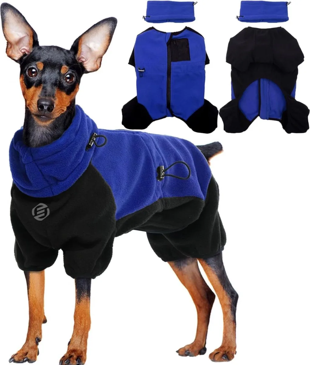 Honden Pyjama - Hondentrui - Honden Kleding - Hondenpyjama - Pyjama Voor Honden från Equivera i Blå – produktbild