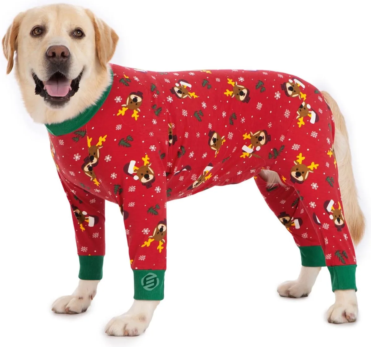 Honden Pyjama - Hondentrui - Honden Kleding - Hondenpyjama - Pyjama Voor Honden från Equivera i Röd – produktbild