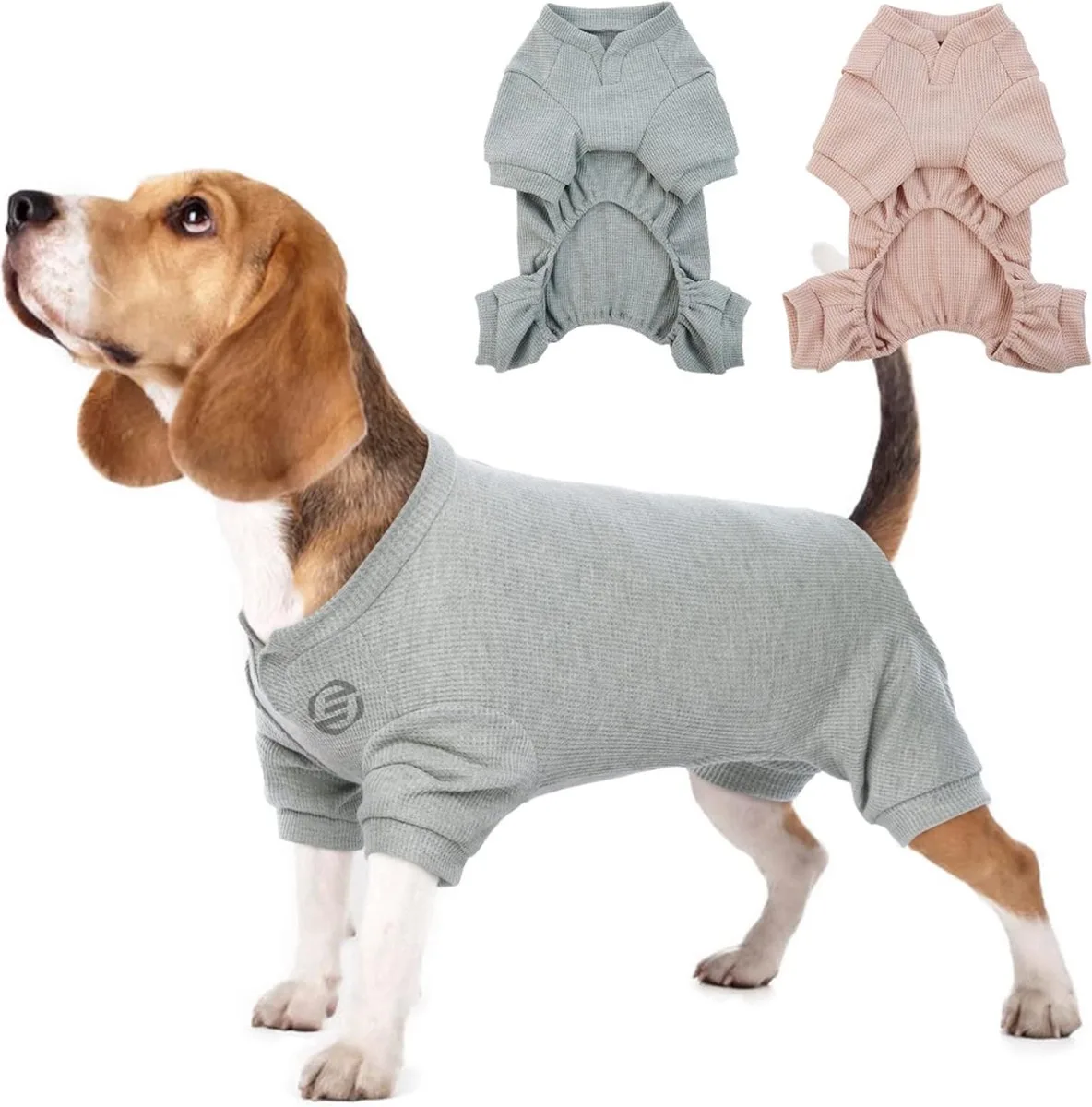 Honden Pyjama - Hondentrui - Honden Kleding - Hondenpyjama - Pyjama Voor Honden van Equivera in Grijs – productfoto