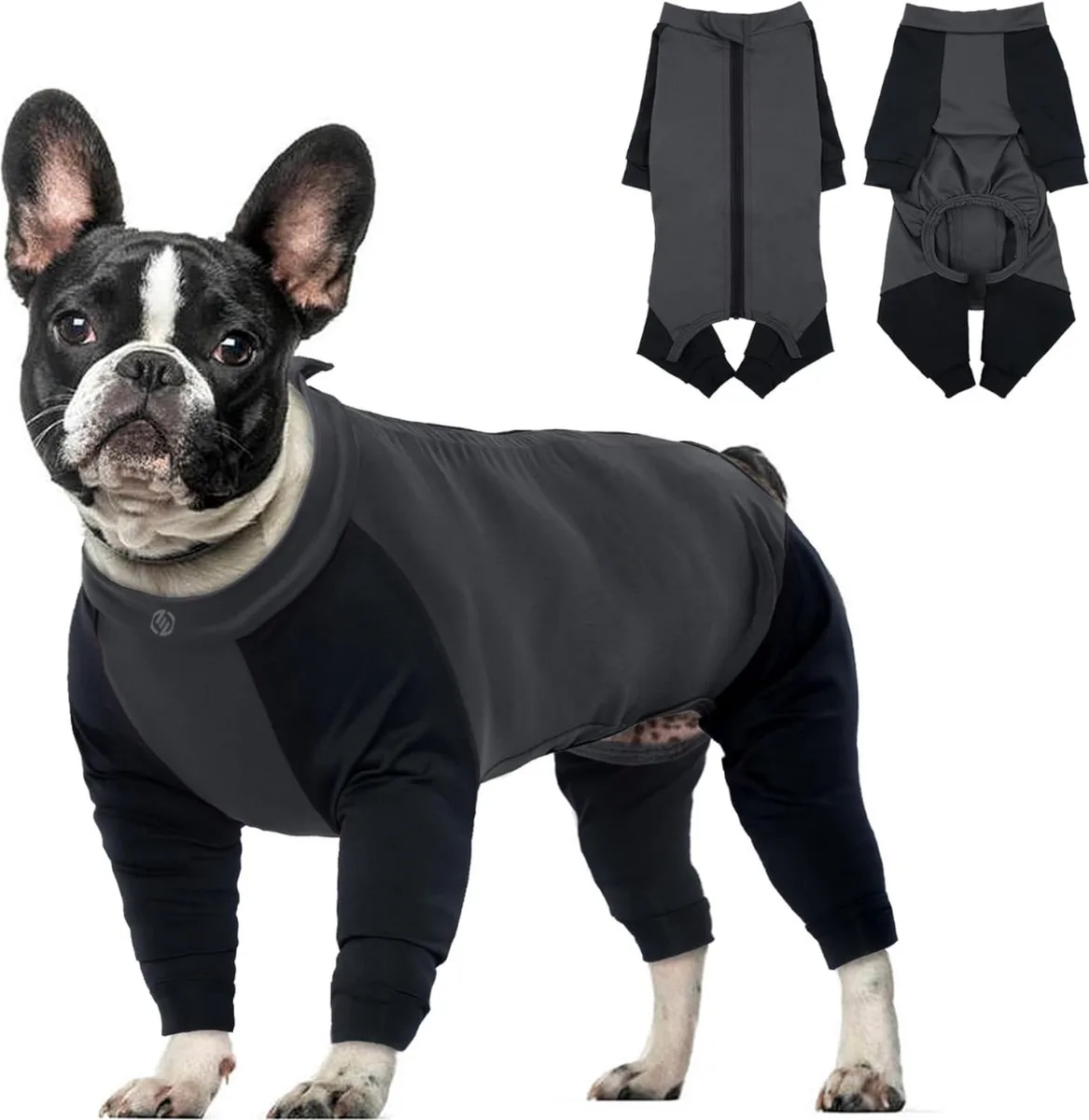 Honden Pyjama - Hondentrui - Honden Kleding - Hondenpyjama - Pyjama Voor Honden von Equivera in Grau – Produktfoto