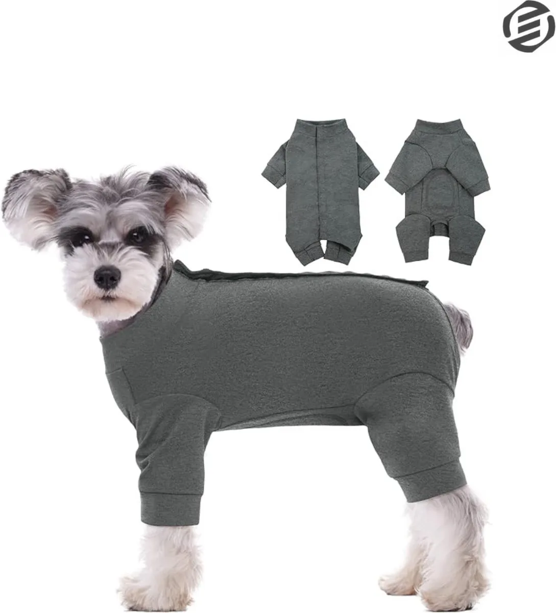 Honden Pyjama - Hondentrui - Honden Kleding - Hondenpyjama - Pyjama Voor Honden by Equivera in Grey – product photo