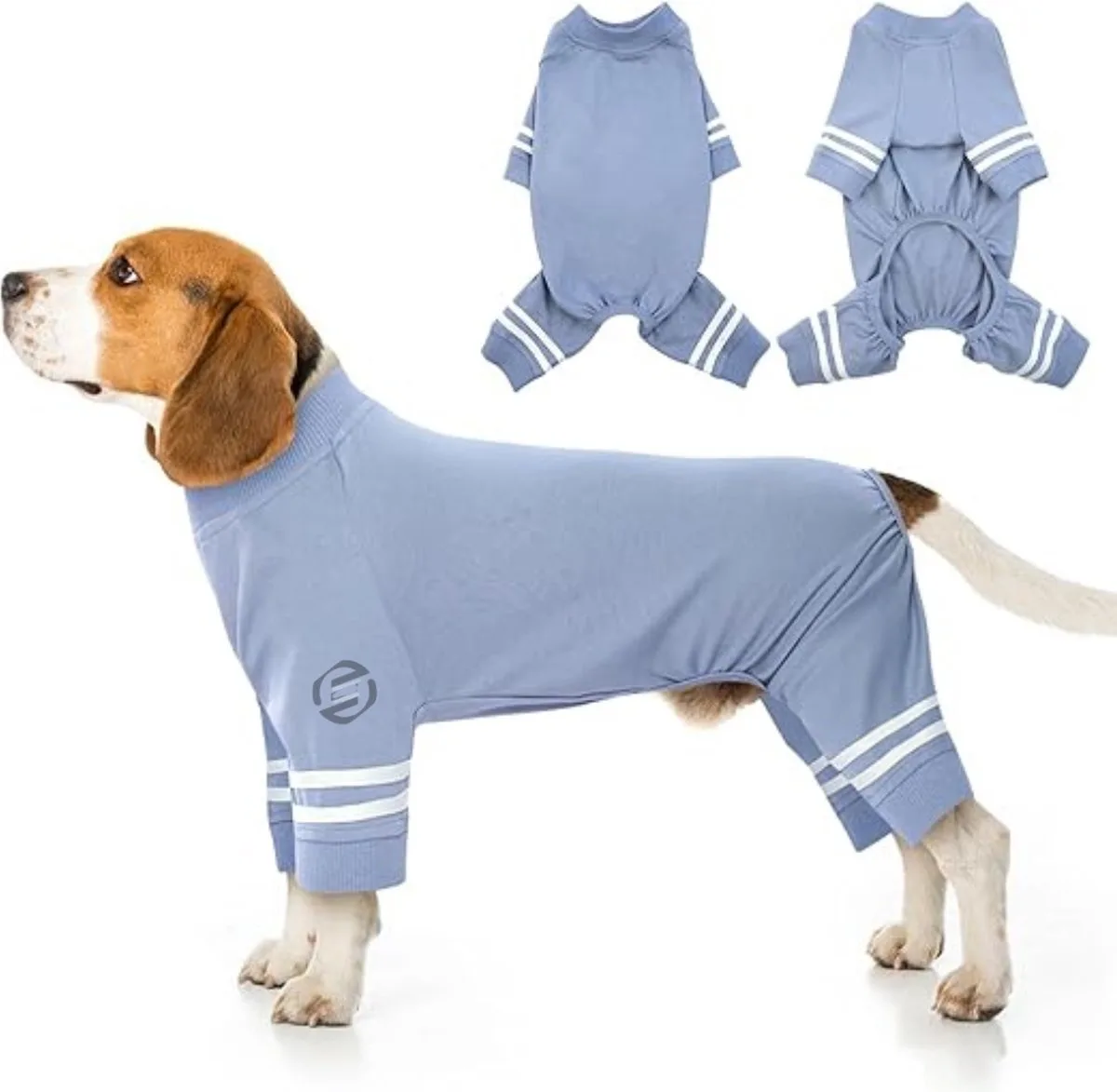 Honden Pyjama - Hondentrui - Honden Kleding - Hondenpyjama - Pyjama Voor Honden från Equivera i Haze-Blue – produktbild