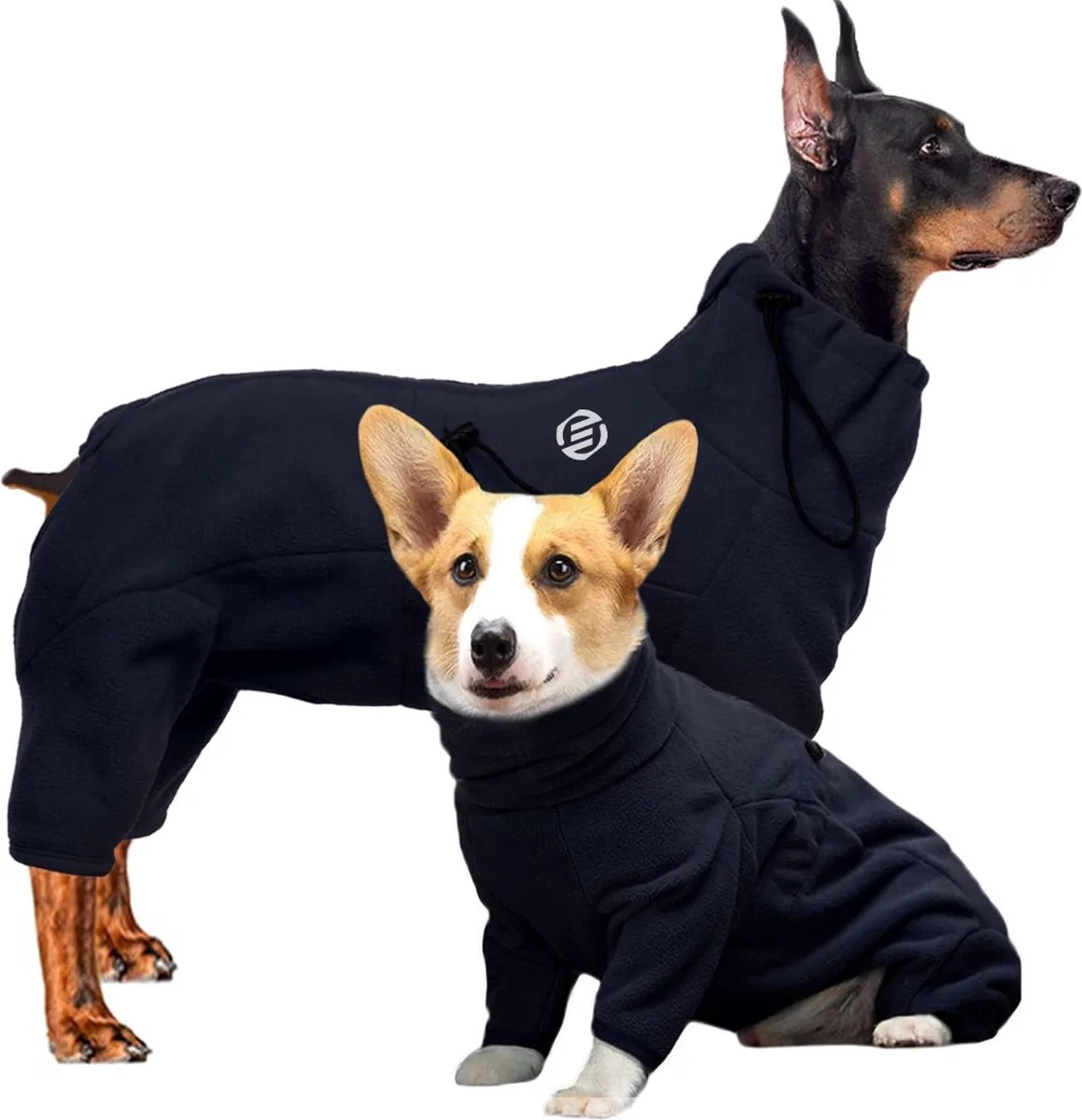 Honden Pyjama - Hondentrui - Honden Kleding - Hondenpyjama - Pyjama Voor Honden från Equivera i Mörkblå – produktbild
