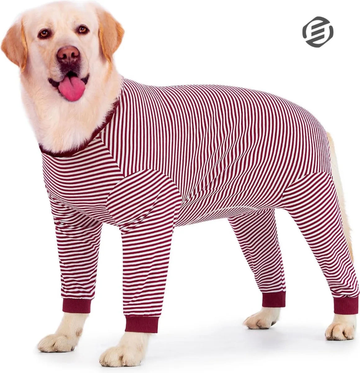 Honden Pyjama - Hondentrui - Honden Kleding - Hondenpyjama - Pyjama Voor Honden by Equivera in Red – product photo