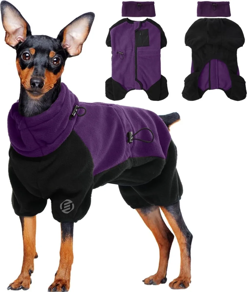 Honden Pyjama - Hondentrui - Honden Kleding - Hondenpyjama - Pyjama Voor Honden från Equivera i Lila – produktbild