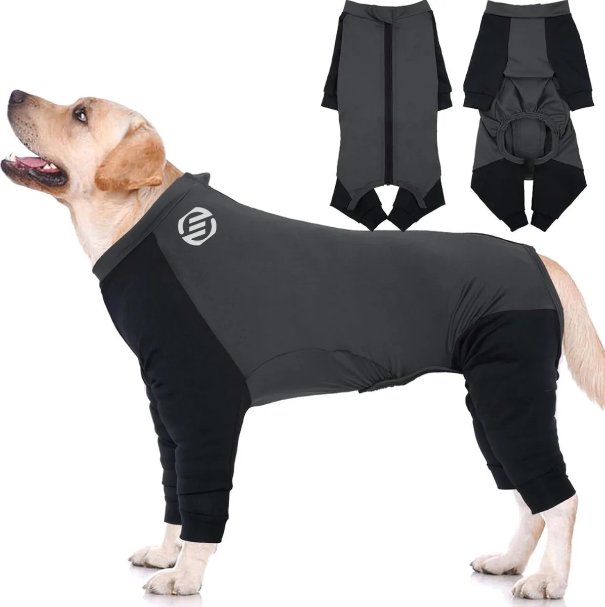 Honden Pyjama - Hondentrui - Honden Kleding - Hondenpyjama - Pyjama Voor Honden von Equivera in Schwarz – Produktfoto