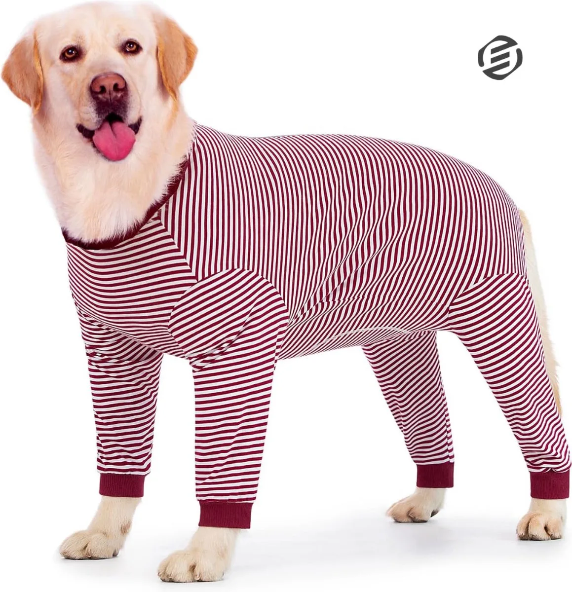 Honden Pyjama - Hondentrui - Honden Kleding - Hondenpyjama - Pyjama Voor Honden by Equivera in Red – product photo