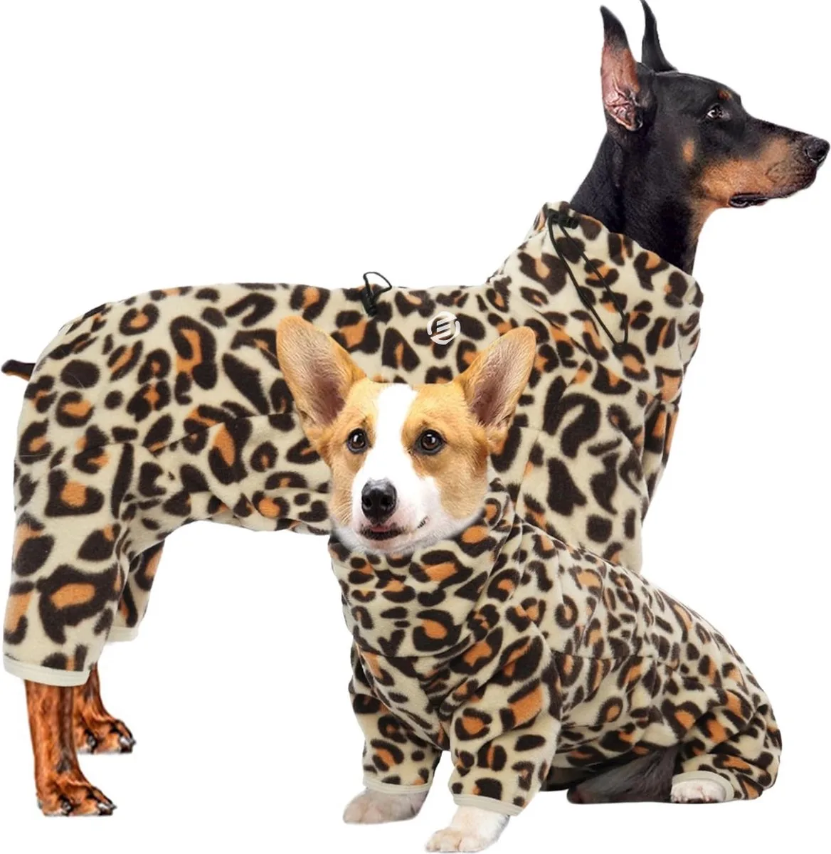 Honden Pyjama - Hondentrui - Honden Kleding - Hondenpyjama - Pyjama Voor Honden by Equivera in Luipaardprint – product photo