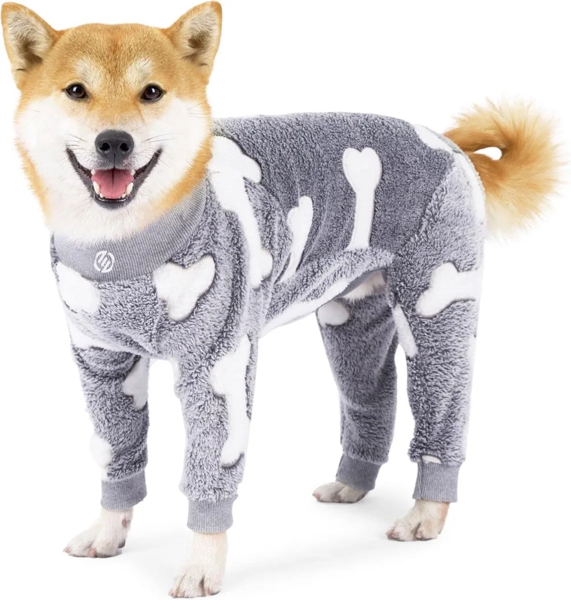 Honden Pyjama - Hondentrui - Honden Kleding - Hondenpyjama - Pyjama Voor Honden de Equivera en Gris – photo produit