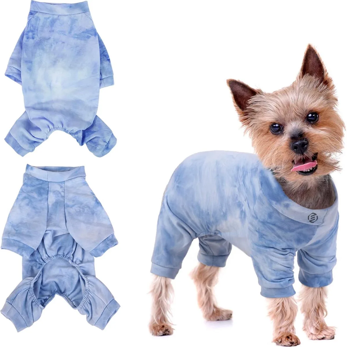 Honden Pyjama - Hondentrui - Honden Kleding - Hondenpyjama - Pyjama Voor Honden de Equivera en Bleu – photo produit