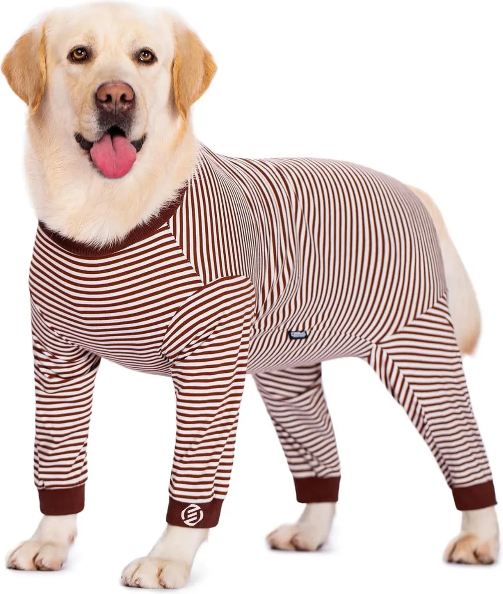 Honden Pyjama - Hondentrui - Honden Kleding - Hondenpyjama - Pyjama Voor Honden från Equivera i Koffie – produktbild