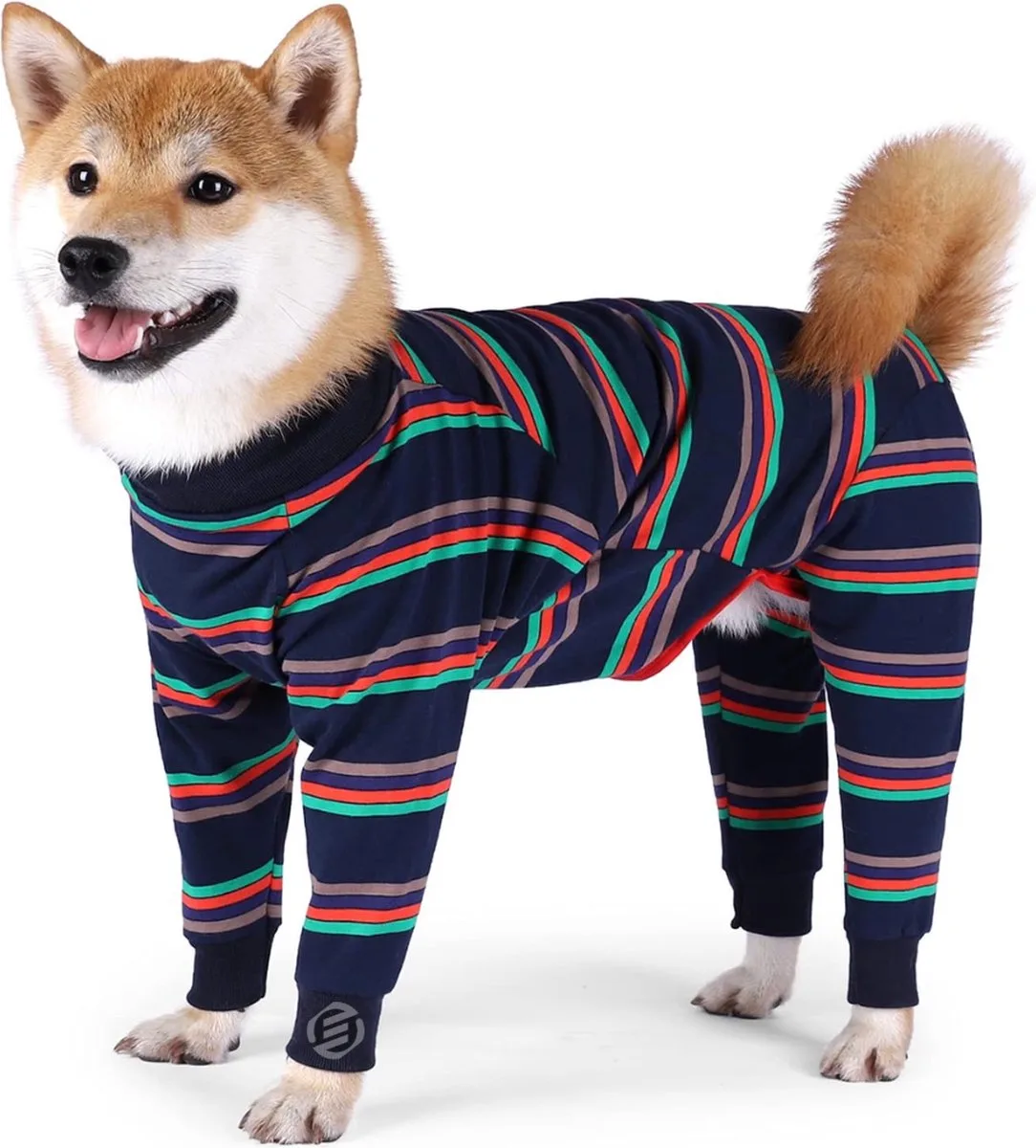 Honden Pyjama - Hondentrui - Honden Kleding - Hondenpyjama - Pyjama Voor Honden från Equivera i Blå – produktbild