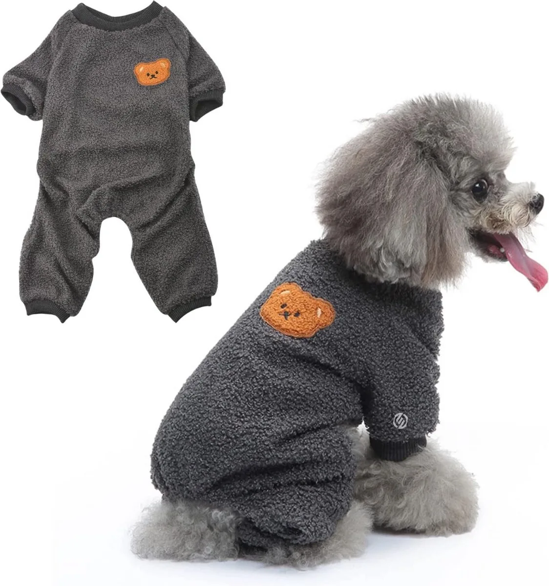 Honden Pyjama - Hondentrui - Honden Kleding - Hondenpyjama - Pyjama Voor Honden från Equivera i Grå – produktbild