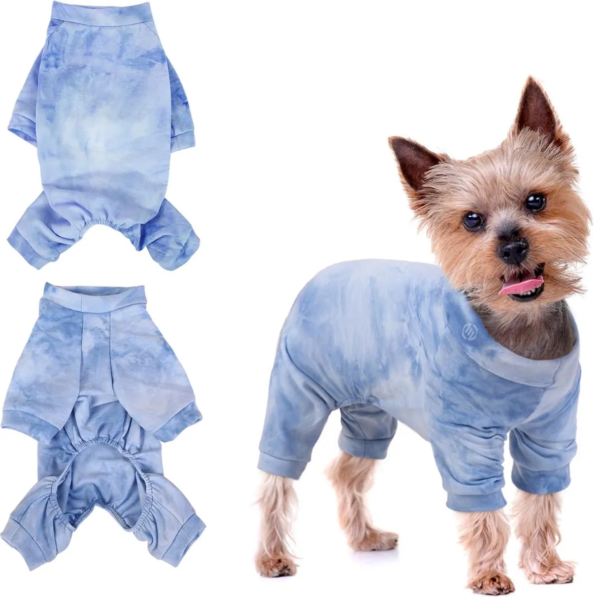 Honden Pyjama - Hondentrui - Honden Kleding - Hondenpyjama - Pyjama Voor Honden de Equivera en Bleu – photo produit
