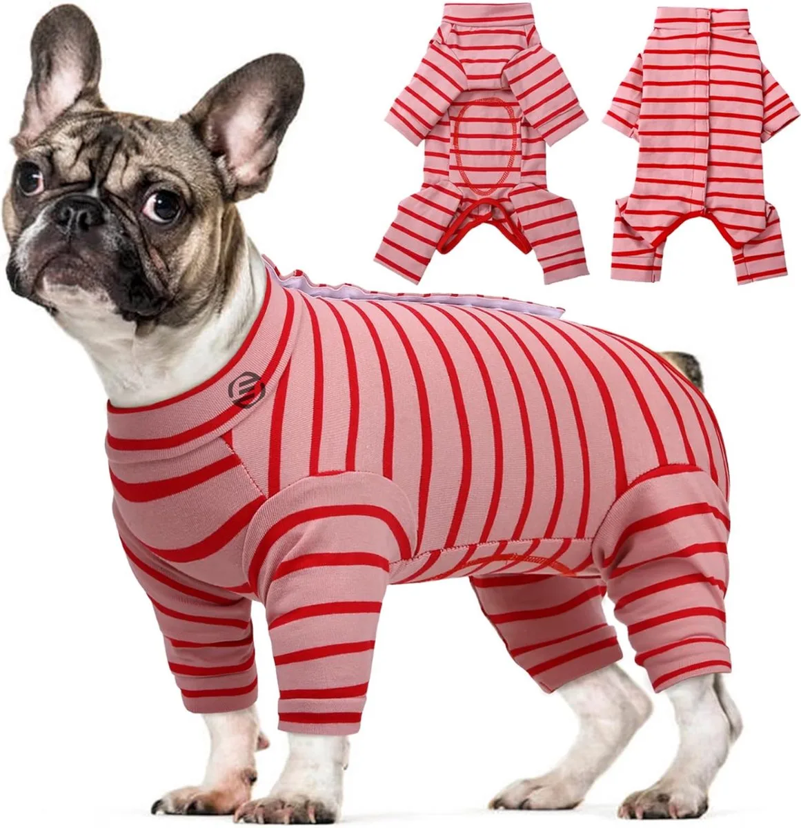 Honden Pyjama - Hondentrui - Honden Kleding - Hondenpyjama - Pyjama Voor Honden by Equivera in Red – product photo