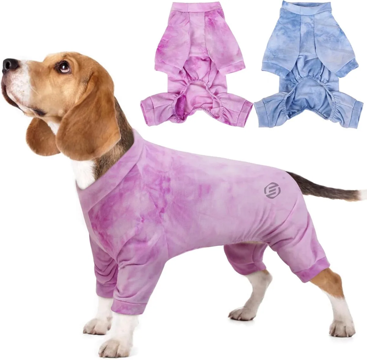 Honden Pyjama - Hondentrui - Honden Kleding - Hondenpyjama - Pyjama Voor Honden van Equivera in Paars – productfoto