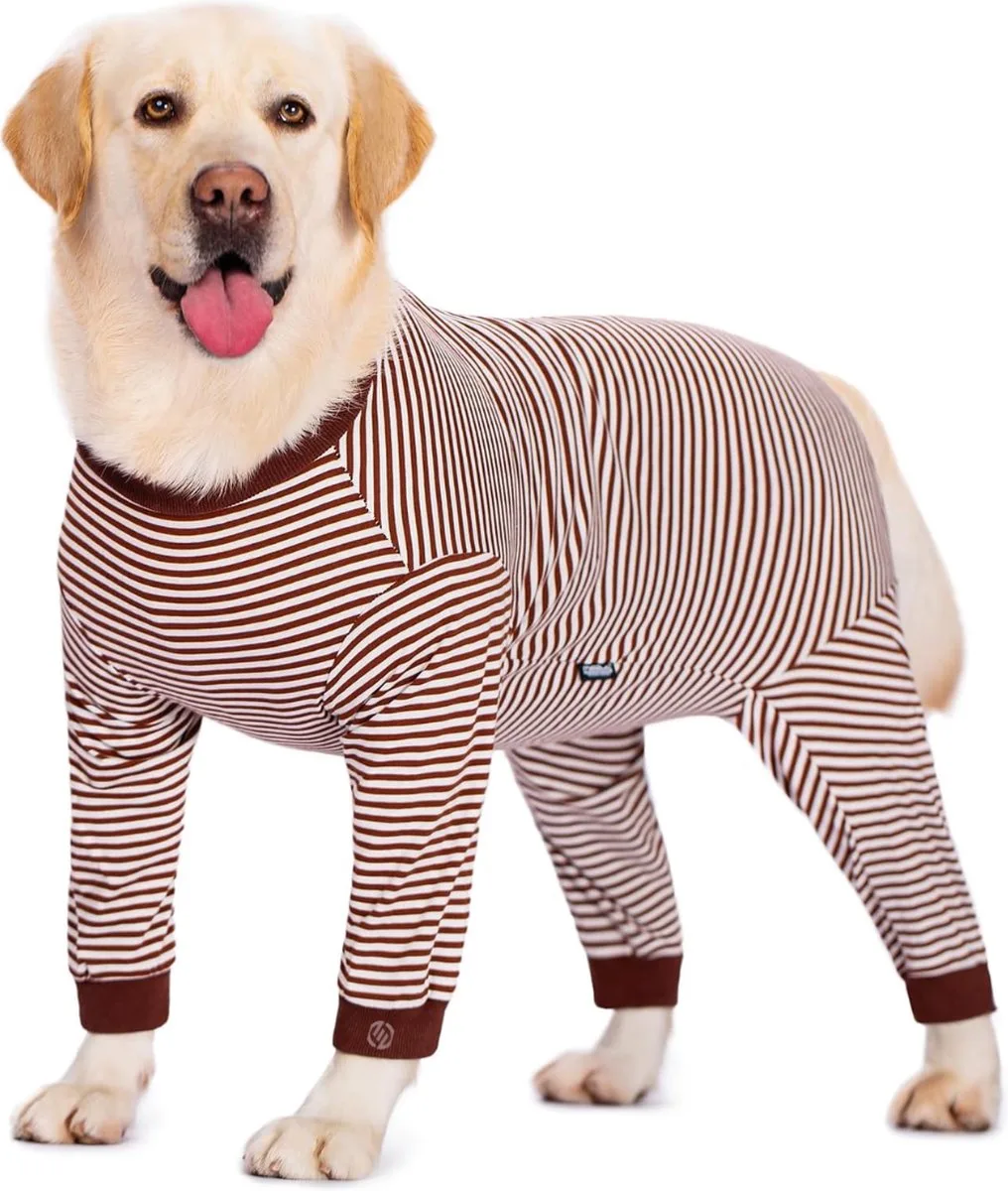 Honden Pyjama - Hondentrui - Honden Kleding - Hondenpyjama - Pyjama Voor Honden de Equivera en Koffie – photo produit