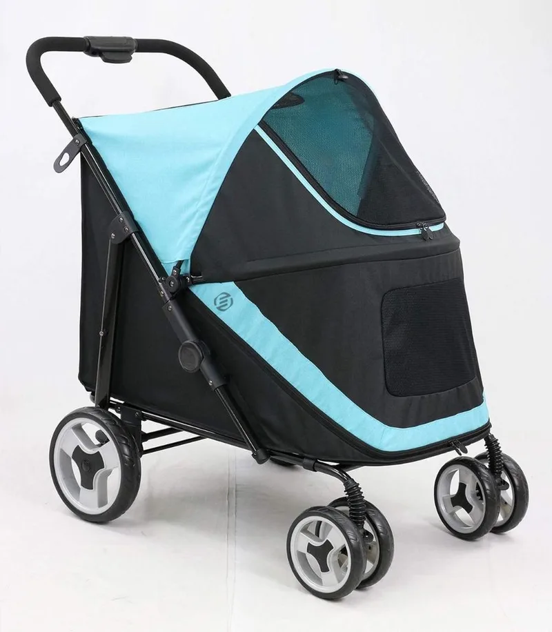Hondenbuggy - Honden Buggy - Hondenbuggy's - Hondenbuggy All Terrain - Hondenbuggy Comfort - Hondenwagen - Kinderwagen voor Hond - Kinderwagen voor Honden de Equivera – photo produit