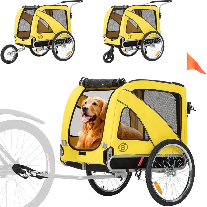 Hondenbuggy - Honden Buggy - Hondenbuggy's - Hondenbuggy All Terrain - Hondenbuggy Comfort - Hondenwagen - Kinderwagen voor Hond - Kinderwagen voor Honden von Equivera – Produktfoto