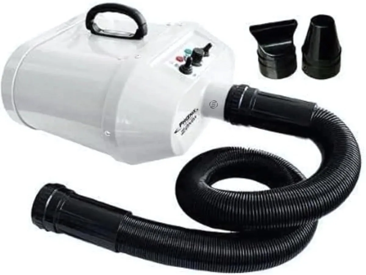 Hondenfohn - Waterblazer - Geschikt voor alle Honden - Extra Stil - Compact - Verstelbaar Vermogen van Equivera in Wit – productfoto