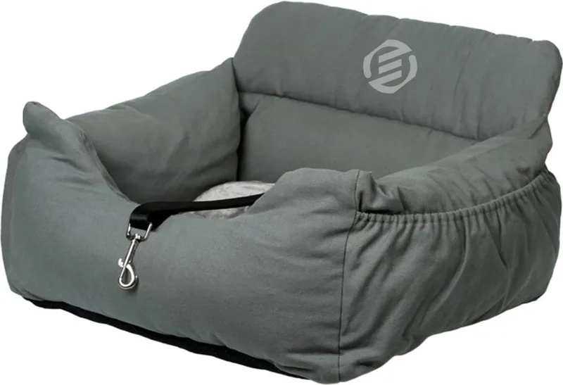 Hondenmand Auto - Autostoel Hond - Automand Hond - Hondenstoel Auto - Hondenmand Auto Achterbak - Hondenkussen Auto - Honden Mand Auto by Equivera in Green – product photo