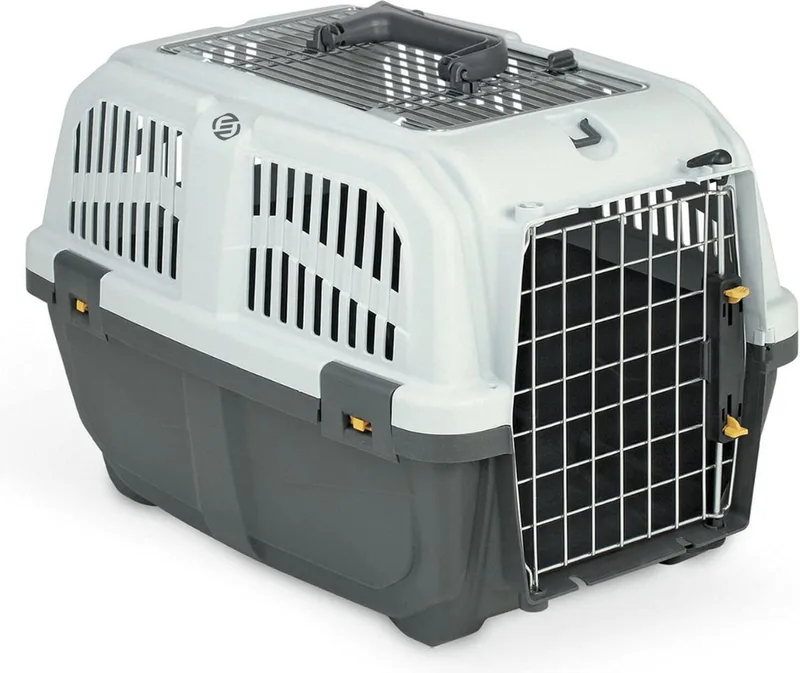 Katten Vervoersbox - Kattenvervoersbox - Reistas Katten - Reismand - Kattendraagtas - Transporttas fra Equivera i Hvid – produktbillede