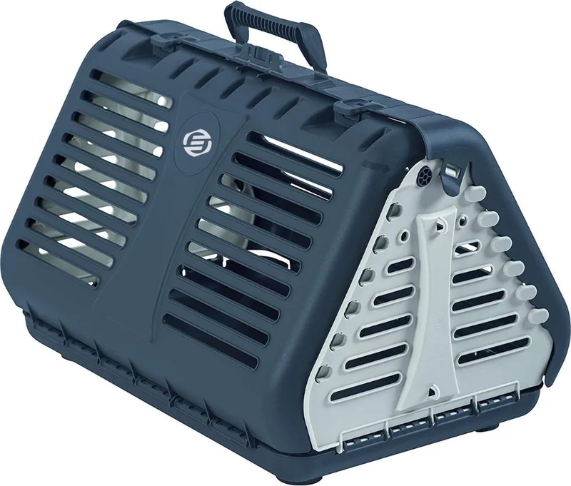 Katten Vervoersbox - Kattenvervoersbox - Reistas Katten - Reismand - Kattendraagtas - Transporttas de Equivera en Anthracite – photo produit
