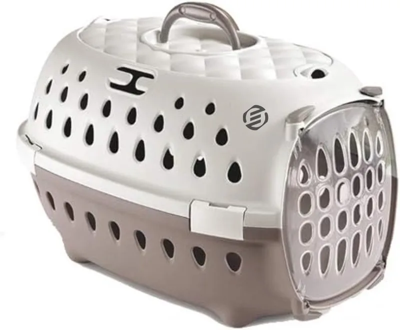 Katten Vervoersbox - Kattenvervoersbox - Reistas Katten - Reismand - Kattendraagtas - Transporttas by Equivera in White – product photo