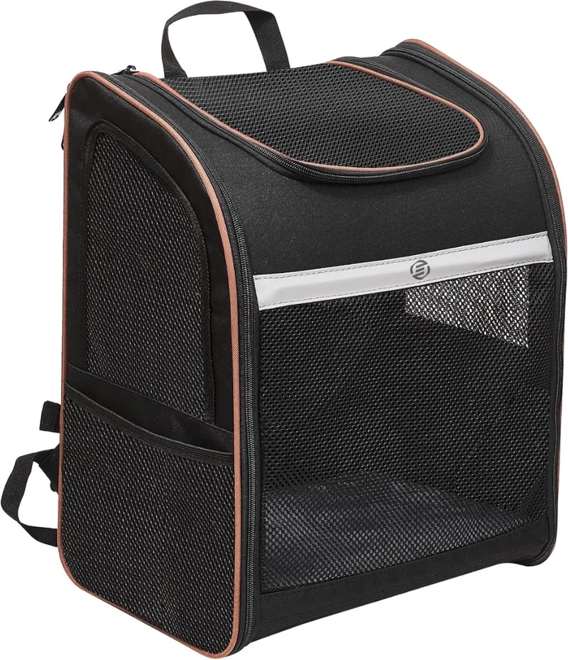 Katten Vervoersbox - Kattenvervoersbox - Reistas Katten - Reismand - Kattendraagtas - Transporttas by Equivera in Black – product photo